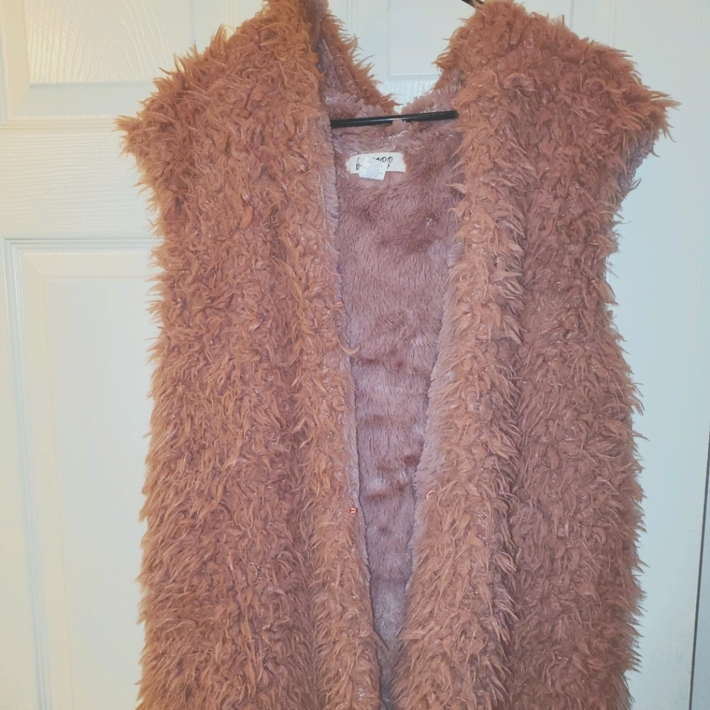 Shaggy Faux Fur Vest